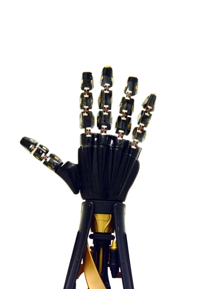 New form of stretchable electronics could give robots a sense of touch