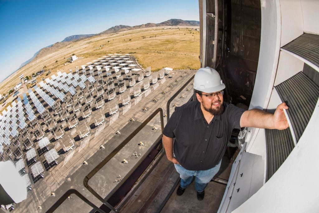 Fractal-like concentrating solar power receivers are 20 percent better at absorbing sunlight