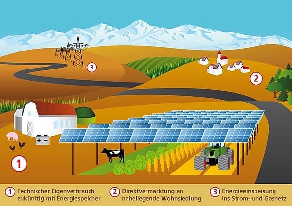 Agrophotovoltaics increases land use efficiency by 60 percent