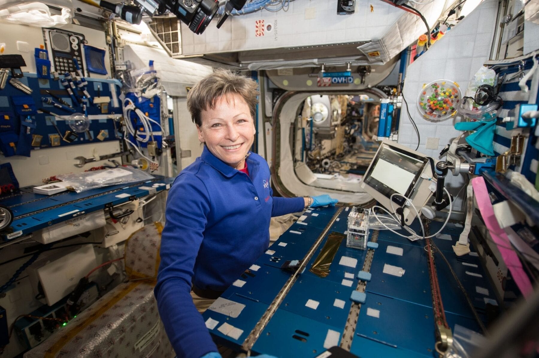 Identifying unknown microbes in space in real time