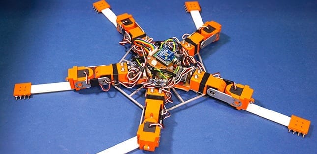 A robot capable of immediately adapting to unexpected physical damage