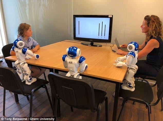 Robots can significantly influence children’s opinions