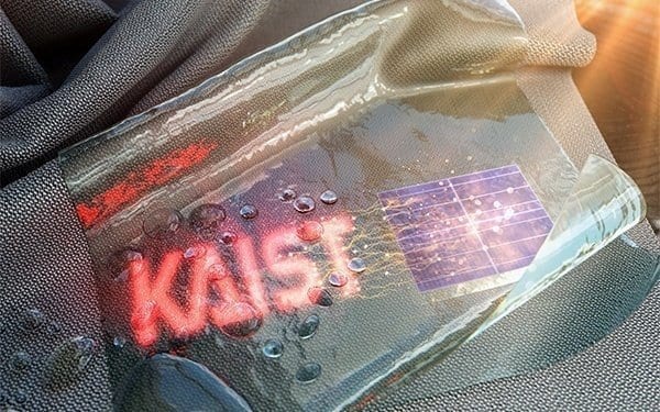 A textile-based wearable display technology that is washable and needs no external power