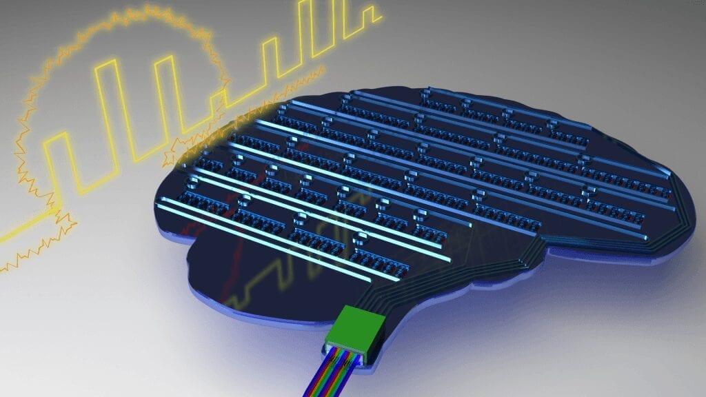 A light-based brain-like computing chip starts to come into focus