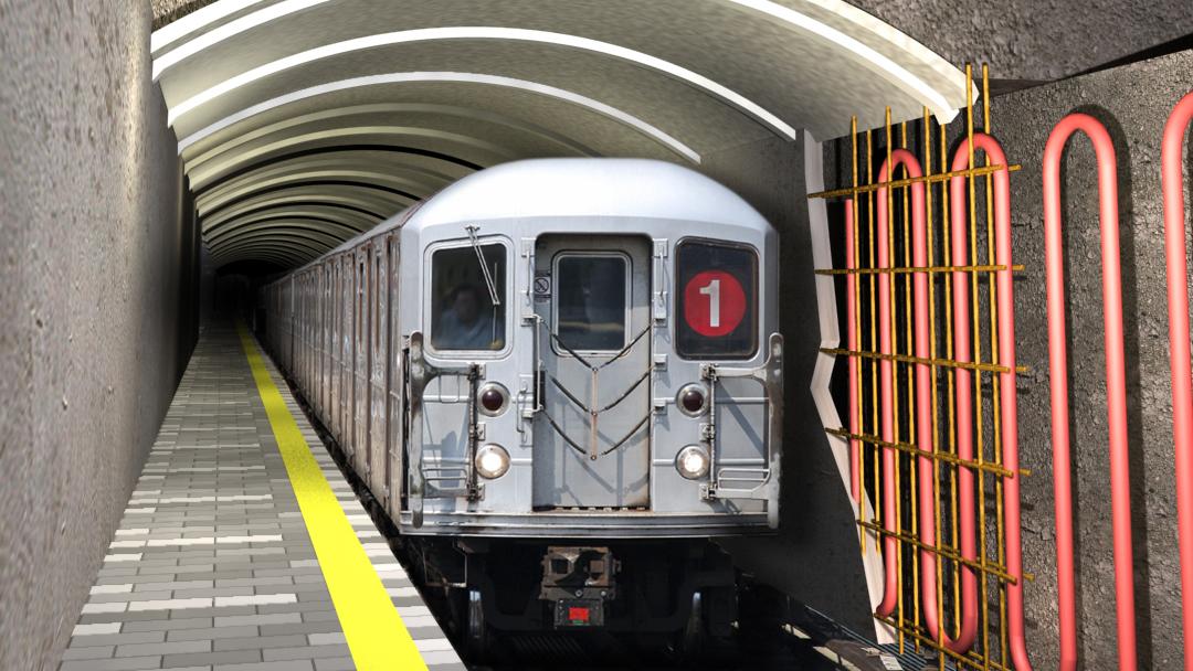 Could subway tunnels act as a geothermal heat-recovery system?