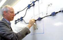 Simulating quantum computer properties in a classical computer to help build quantum computers