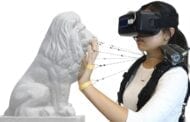 New virtual reality device simulates the feel of walls and solid objects