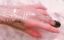 Printing high-performing biometric sensors directly on skin without using heat