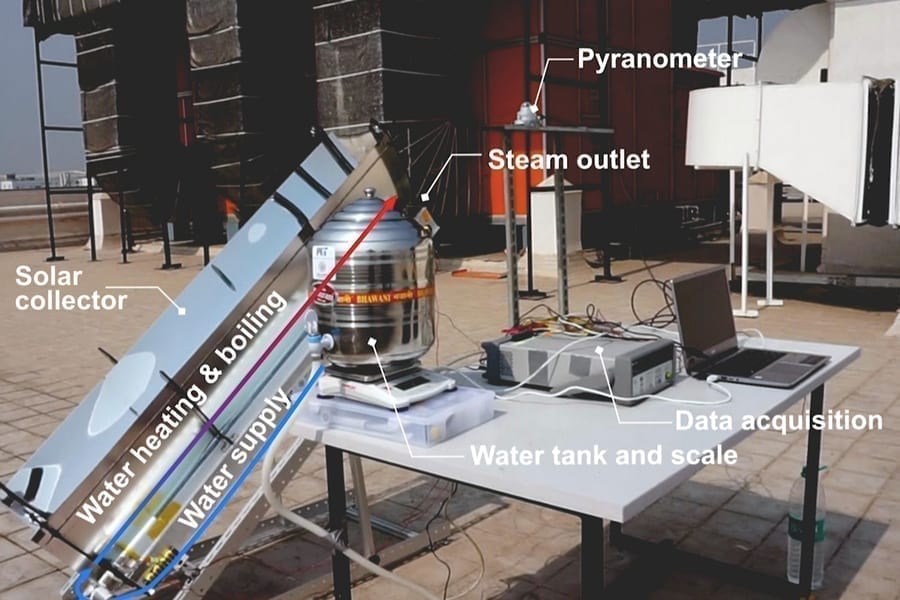 Sterilizing medical tools off the grid using solar heat