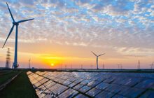 Wind and solar power development has to increase dramatically to meet climate change threats
