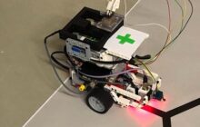 Organic neuromorphic robots can get out of a maze using their human-like brains