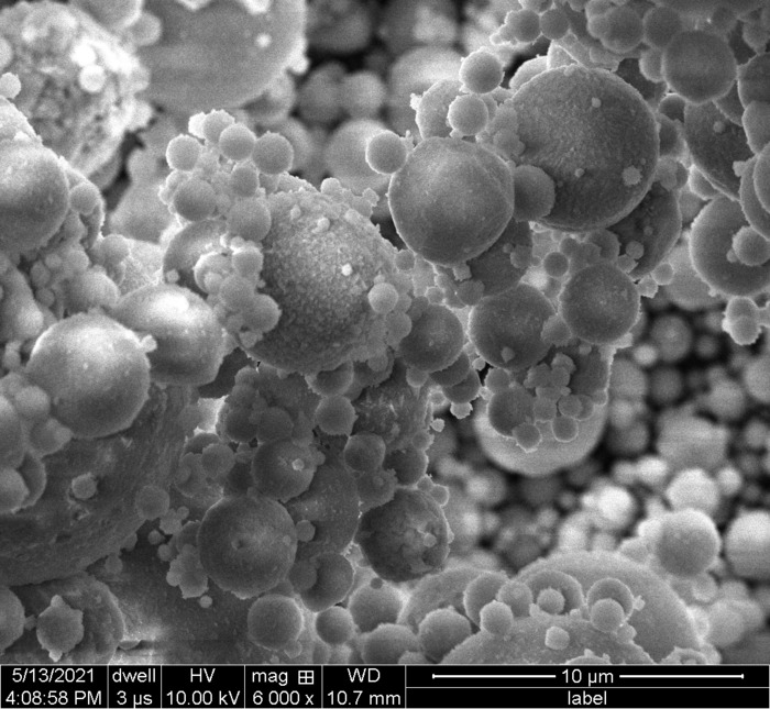 Microscopic glass spheres found in coal fly ash contain rare earth elements that could be recycled rather than buried in landfills, according to Rice University scientists. Their flash Joule heating process has been adapted to recover the elements. Courtesy of the Tour Group