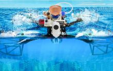 A new robot is capable of switching from an underwater drone to an aerial vehicle in less than one second