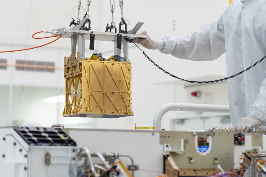 Caption:In a study published today, researchers report that, by the end of 2021, the MIT-led MOXIE project was able to produce oxygen on seven experimental runs on the Red Planet. Credits:Credit: NASA/JPL-Caltech