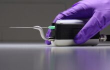 Could nonlinear ultrasound can be used to create vibrations in an ordinary medical needle?