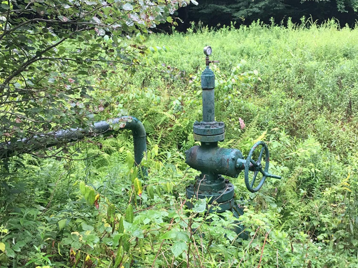 A sealed gas well in Moshannon State Forest Credit: Pennsylvania Department of Environmental Protection