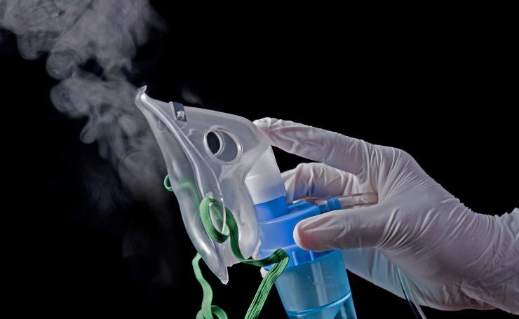 A research team led by Georgia Tech Professor Phil Santangelo has developed an improved mRNA treatment that is designed to be used in a common nebulizer, like the one above, for a more efficient inhalable delivery of the medicine.