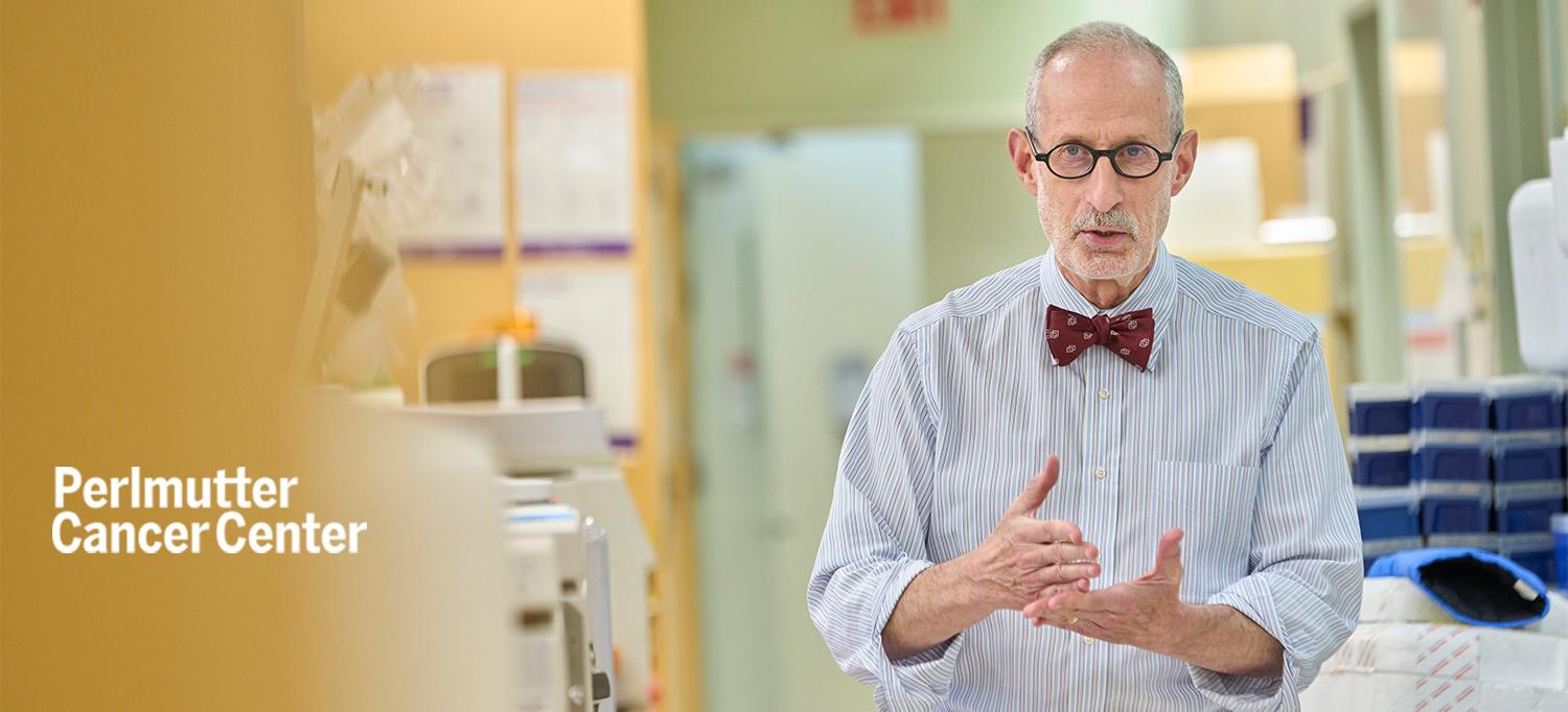 Researcher Dr. Jeffrey S. Weber led a clinical trial that found adding a vaccine to an immunotherapy reduced melanoma recurrence. PHOTO: JULIANA THOMAS